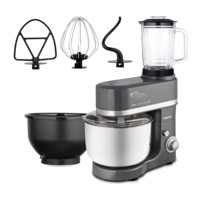 Robot kuchenny planetarny ZELMER ZKR9050 1800W z blenderem kielichowym (2 misy w zestawie)