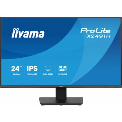 Monitor IIYAMA ProLite X2491H-B1 23.8" 1920x1080px IPS 120Hz 1 ms [MPRT]