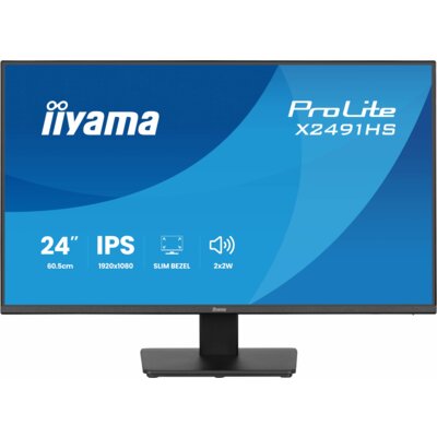 Monitor IIYAMA ProLite X2491HS-B1 23.8" 1920x1080px IPS 120Hz 1 ms [MPRT]