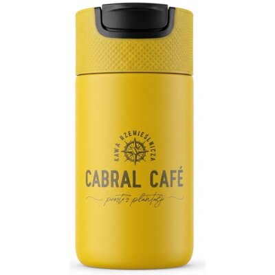Kubek termiczny CABRAL Cafe Żółty 400 ml