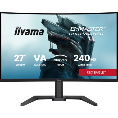 Monitor IIYAMA GCB2784HSU-B1 27" 1920x1080px 240Hz 0.7 [MPRT] Curved