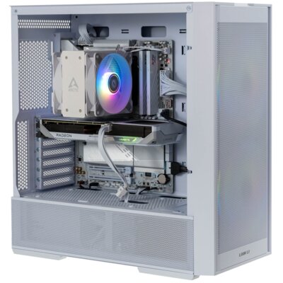 Komputer MAD DOG LIANLI-WH-A01DR32 R5-9600X 32GB RAM 1TB SSD Radeon RX9060XT Wi-Fi