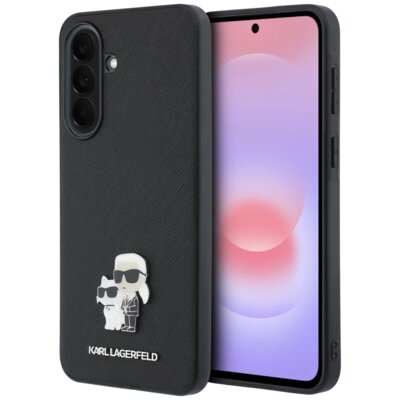Etui KARL LAGERFELD Saffiano Karl&Choupette do Samsung Galaxy A37 5G Czarny