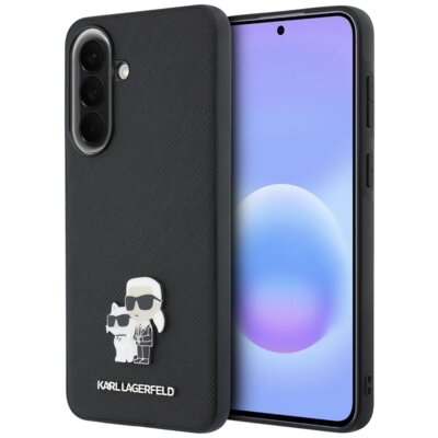 Etui KARL LAGERFELD Saffiano Karl&Choupette do Samsung Galaxy A57 5G Czarny