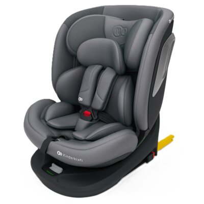 Fotelik samochodowy KINDERKRAFT I-Grow 2 Plus I-Size 40-150 cm (0-36 kg) Szary