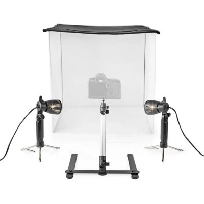 Namiot bezcieniowy NEDIS SKT012WT + 2 lampy LED ze statywem