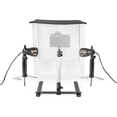 Namiot bezcieniowy NEDIS SKT010WT + 2 lampy LED ze statywem