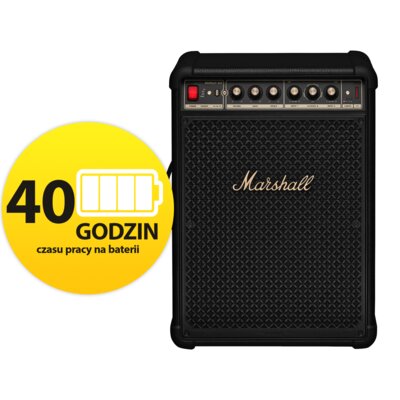 Power Audio MARSHALL Bromley 450 Czarno-Miedziany, 400W, Bluetooth o zasięgu 70 metrów, Bateria do 40 godzin, Złącze USB-C, IPX5