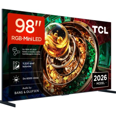 Telewizor TCL 98RM9L 98” RGB 4K 144 Hz VRR Google TV Dolby Atmos Dolby Vision HDMI 2.1