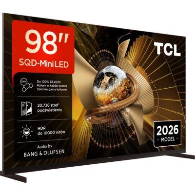 Telewizor TCL 98X11L 98” SQD-Mini LED 4K 144Hz VRR Google TV Dolby Atmos Dolby Vision HDMI 2.1