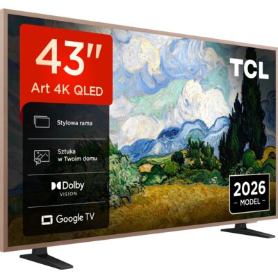 Telewizor TCL 43A400 Pro 43" QLED 4K Gogle TV HDMI 2.1