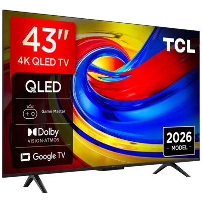 Telewizor TCL 43P7L 43" QLED 4K Google TV Dolby Atmos Dolby Vision HDMI 2.1