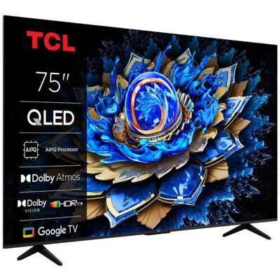 Telewizor TCL 75T69C 75" QLED 4K Google TV Dolby Atmos Dolby Vision HDMI 2.1