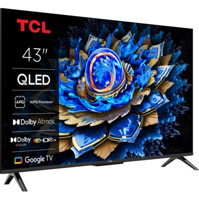 Telewizor TCL 43T69C 43" QLED 4K Google TV Dolby Atmos Dolby Vision HDMI 2.1