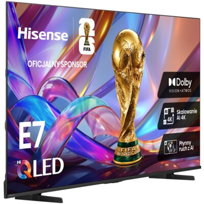 Telewizor HISENSE 43E7S 43" QLED 4K VIDAA Dolby Atmos Dolby Vision HDMI 2.1