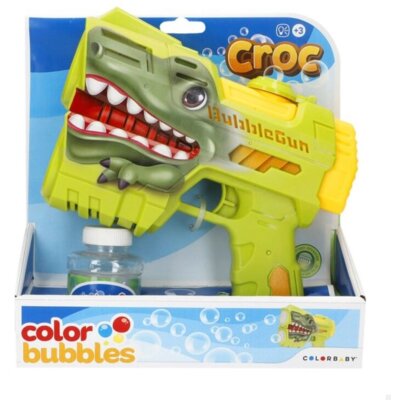 Zabawka COLOR BABY Color Bubbles Dinozaur Pistolet do baniek 39097