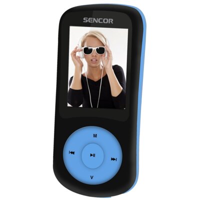 Odtwarzacz MP3/MP4 SENCOR SFP 5870 Czarno-niebieski