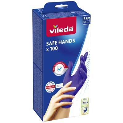 Rękawiczki nitrylowe VILEDA Safe Hands (rozmiar M/L)