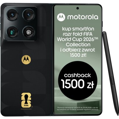 Smartfon MOTOROLA Razr Fold 5G 16/512GB 8.1" 120Hz Granatowo-szary FIFA World Cup 26™ Collection
