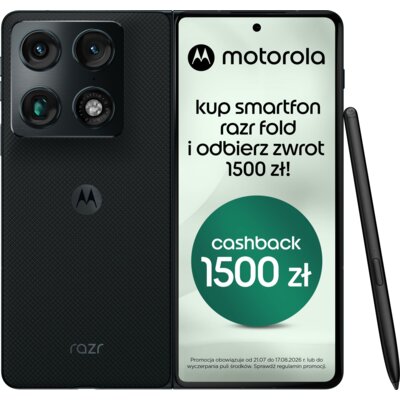 Smartfon MOTOROLA Razr Fold 5G 16/512GB 8.1" 120Hz Czarno-niebieski