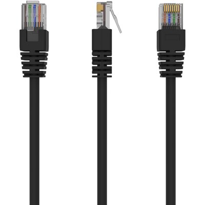 Kabel RJ-45 - RJ-45 GEMBIRD PP12-3M/BK 3 m