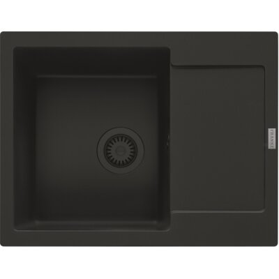 Zlewozmywak jednokomorowy z ociekaczem FRANKE Maris MRG 611-62 114.0693.534 Czarny mat 50x62