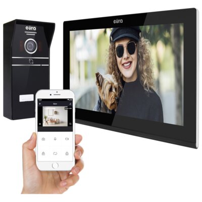 Wideodomofon EURA VDP-98C5 Czarny Wi-Fi