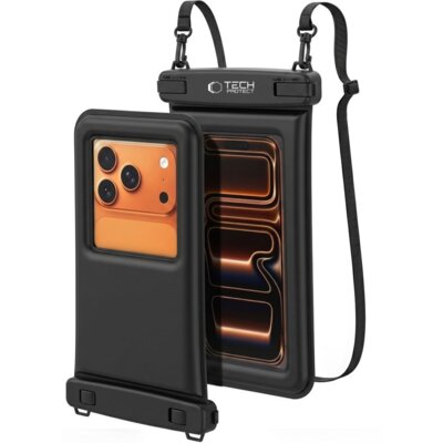 Etui TECH-PROTECT UWC7 Universal Waterproof Floating Case Czarny