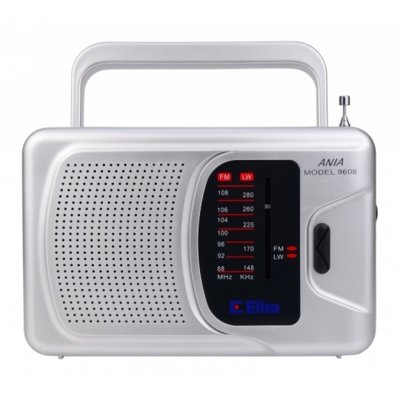 Radio ELTRA Ania 3 Analogowe Przenośne Srebrny