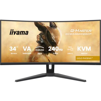 Monitor IIYAMA G-Master GCB3486WQSCP-B1 34" 3440x1440px 240Hz 0.4 ms [MPRT] Curved