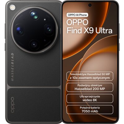 Smartfon OPPO Find X9 Ultra 5G 12/512GB 6.82" 144Hz Czarny