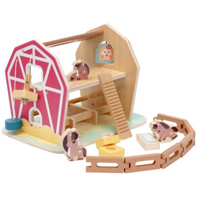 Zabawka CHICCO My Wood Friends Drewniana farma kucyków 00012386000000