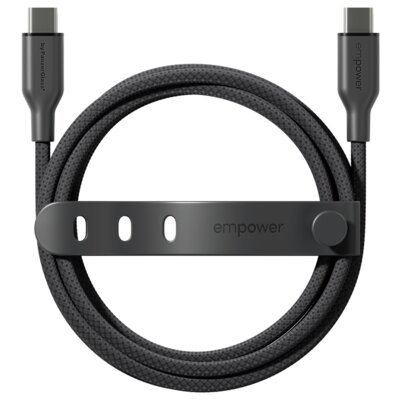 Kabel USB-C - USB-C PANZERGLASS Empower Racing 60W 1.2 m Czarny