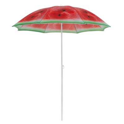 Parasol ogrodowy PATIO 47511 Czerwono-zielony 170 cm
