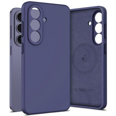 Etui TECH-PROTECT Silicone MagSafe do Samsung Galaxy S26 Granatowy