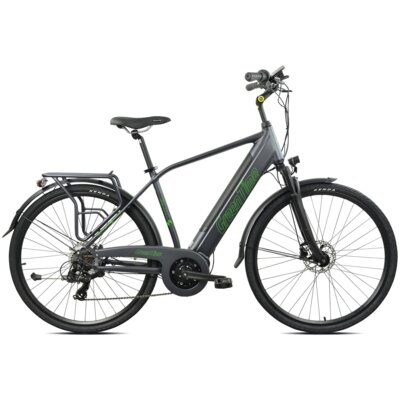 Rower elektryczny GREENTIME Urban M20 28 cali Ciemnoszary