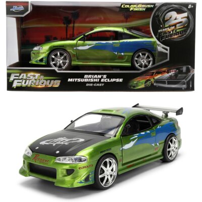 Samochód JADA TOYS Szybcy i wściekli Mitsubishi Eclipse 1995 Edycja Jubileuszowa 9336817314R00