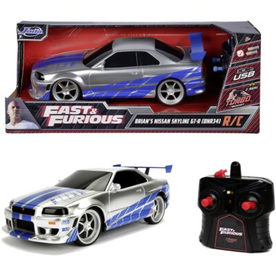 Samochód zdalnie sterowany JADA TOYS Szybcy i wściekli Nissan Skyline GTR 9399370314R03