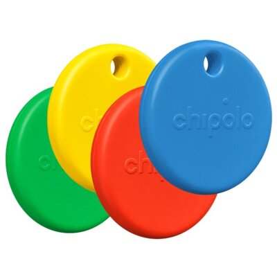 Lokalizator CHIPOLO Pop Czerwony/Niebieski/Żółty/Zielony (4 szt.)