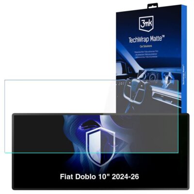 Folia ochronna 3MK TechWrap Matte Center Display do Fiat Doblo 10" 2024-26