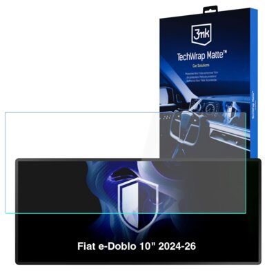 Folia ochronna 3MK TechWrap Matte Center Display do Fiat e-Doblo 10" 2024-2026