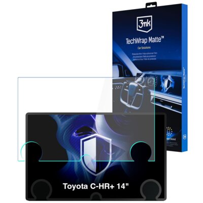 Folia ochronna 3MK TechWrap Matte Center Display do Toyota C-HR+ 14" 2026-
