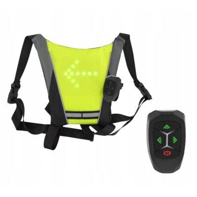 Kamizelka odblaskowa LED T'NB UMLEDBAG2 z pilotem
