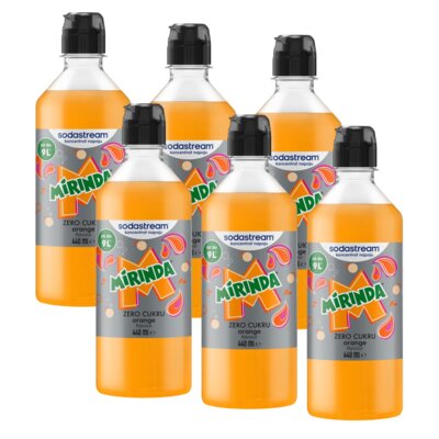 Syrop do saturatorów SODASTREAM Mirinda Orange Zero Cukru 6 x 440 ml