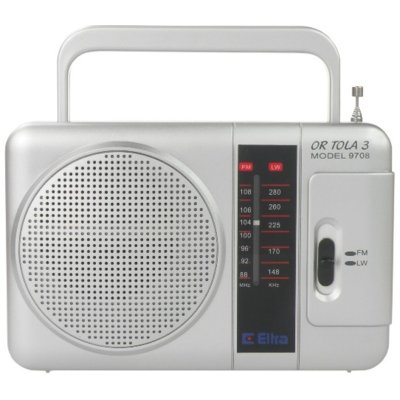 Radio ELTRA Tola 3 Analogowe Przenośne Srebrny