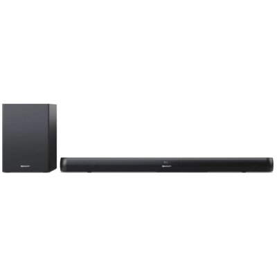 Soundbar SHARP HT-SBW202 Czarny 2.1-kanałowy, Bezprzewodowy Subwoofer, HDMI CEC, Bluetooth, 3 tryby dźwięku