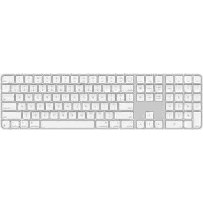 Klawiatura APPLE Magic Keyboard z Touch ID, Numpad (US) Biały