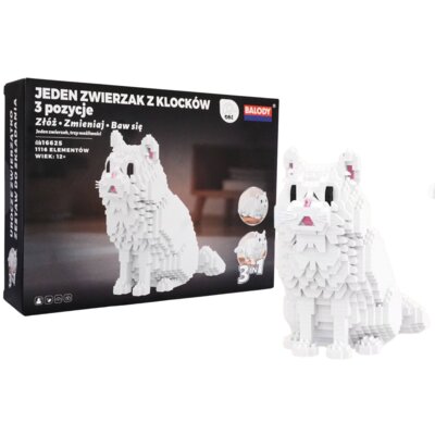 Klocki plastikowe QBI Kot 3w1 SA354888