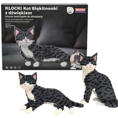Klocki plastikowe QBI Kot 2w1 SA354886