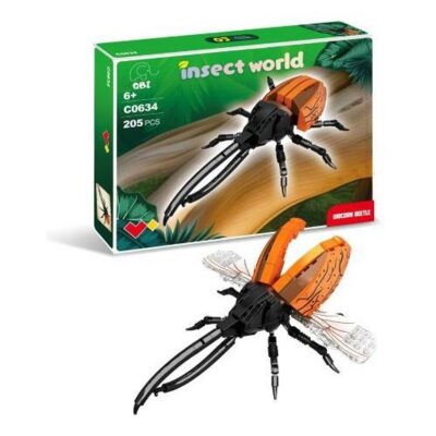 Klocki plastikowe QBI Insect world Chrząszcz C0634